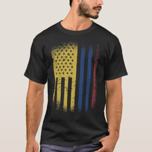 Colombian American Flag Usa Colombia T-Shirt