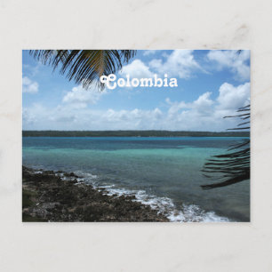 Colombian Beach Postcard