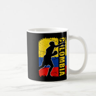 Colombian Boxing Team Colombia Flag Boxing Gloves Coffee Mug