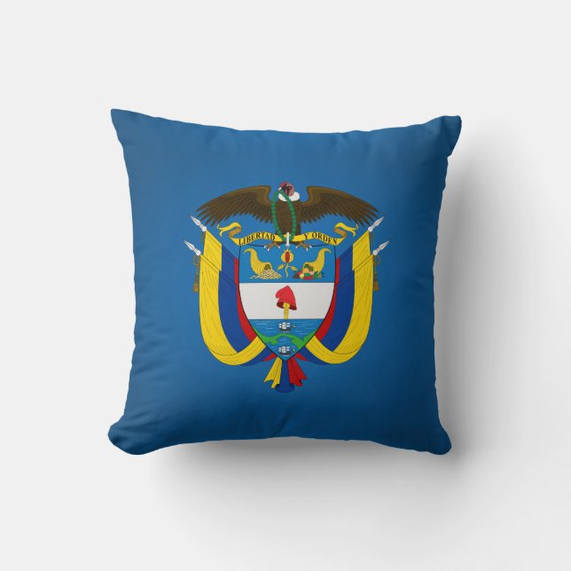 Colombian coat of arms cushion (Front)