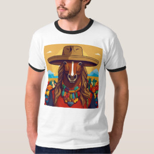 Colombian Coffee Heritage: Colourful Cartoon Desig T-Shirt