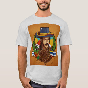 Colombian Coffee Heritage: Colourful Cartoon Desig T-Shirt