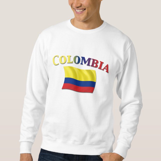 Colombian Flag 2 Sweatshirt (Front)