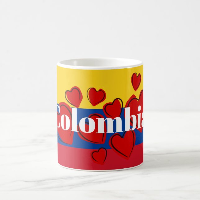 Colombian flag coffee mug (Center)