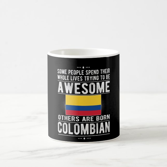 Colombian Flag Colombia Heritage Colombian Roots Coffee Mug (Center)