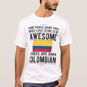 Colombian Flag Colombia Heritage Colombian Roots T-Shirt