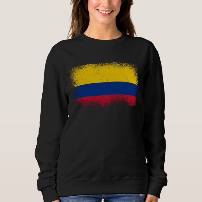 Colombian Flag Colombia Sweatshirt (Front)