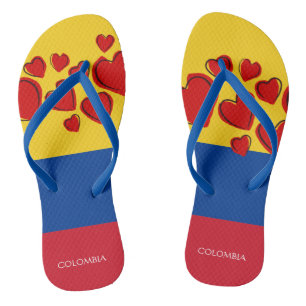 Colombian flag jandals
