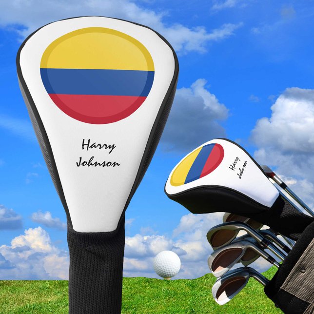 Colombian Flag & Monogrammed Golf Clubs Covers (Creator Uploaded)