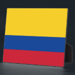 Colombian Flag Plaque<br><div class="desc">Add a touch of Colombian pride to your home or office decor with our exclusive plaque featuring the flag of Colombia! Crafted with meticulous attention to detail, this plaque serves as a stunning display piece that celebrates Colombia’s rich heritage and vibrant culture. The striking design prominently showcases the iconic Colombian...</div>