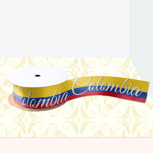 Colombian Flag Ribbon, fashion / sports, Colombia Satin Ribbon
