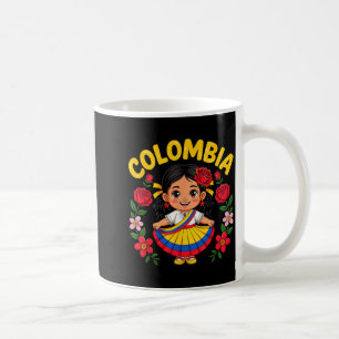 Colombian Girl Culture Pride For Girls Kids Coffee Mug