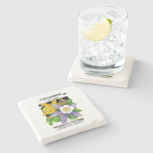 Colombine Stone Coaster