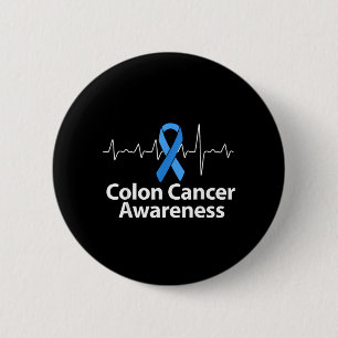 Colon Cancer Awareness Colourectal Cancer Month 6 Cm Round Badge
