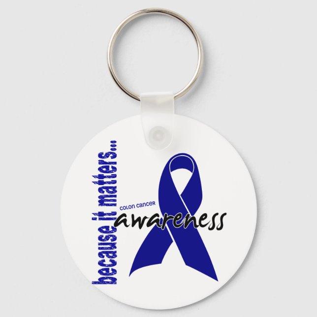 Colon Cancer Awareness Key Ring (Front)