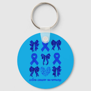 Colon Cancer Awareness Month For Women Colourectal Key Ring