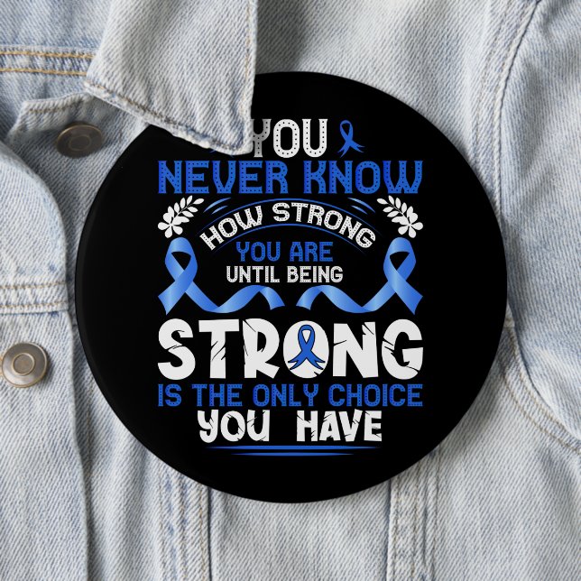Colon Cancer Awareness/Support Button (In Situ)