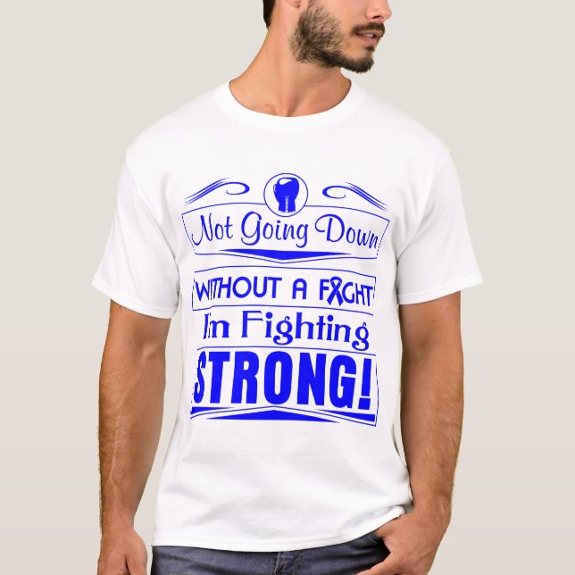 Colon Cancer I Am Fighting Strong T-Shirt (Front)