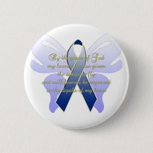 COLON CANCER LOSS 6 CM ROUND BADGE
