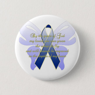 COLON CANCER LOSS 6 CM ROUND BADGE