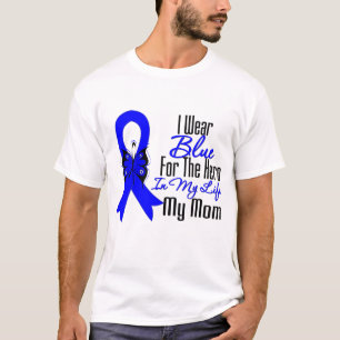 Colon Cancer Ribbon Hero My Mum T-Shirt