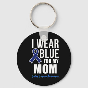 Colon Cancer Shirt I Wear Blue For My Mum Shirts W Key Ring