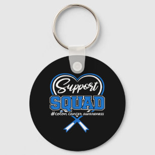 Colon Cancer Support Squad Colon Cancer Awareness Key Ring