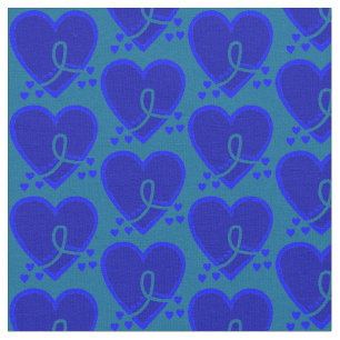 Colon Cancer Survival Heart Fabric