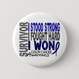 Colon Cancer Survivor 4 6 Cm Round Badge