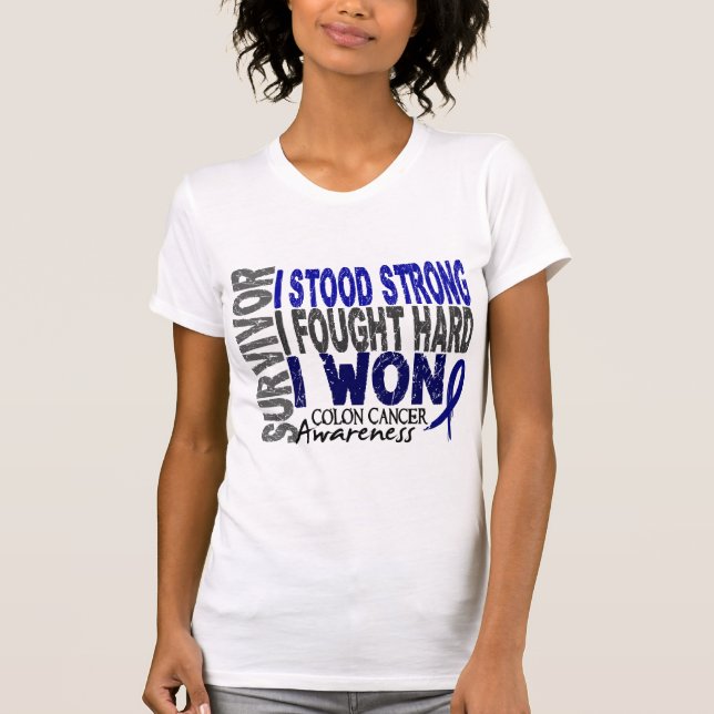 Colon Cancer Survivor 4 T-Shirt (Front)