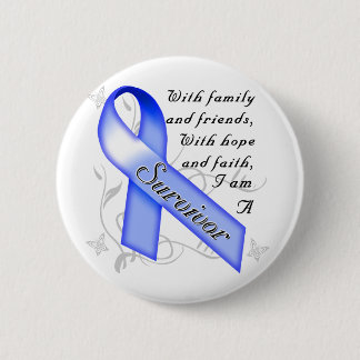 Colon Cancer Survivor 6 Cm Round Badge