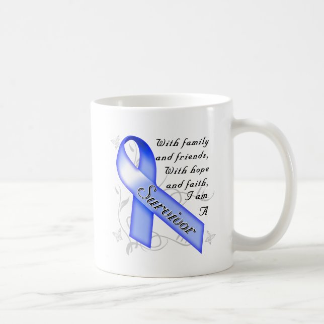 Colon Cancer Survivor Coffee Mug (Right)