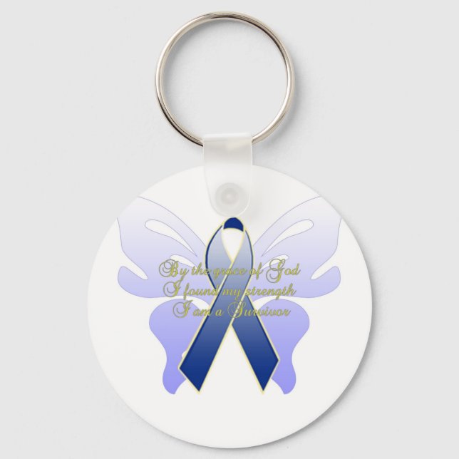 COLON CANCER SURVIVOR KEY RING (Front)