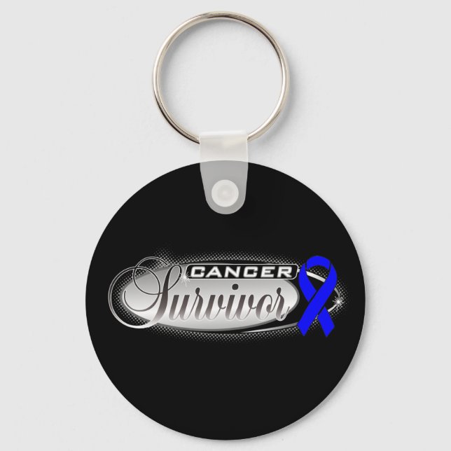 Colon Cancer Survivor Key Ring (Front)