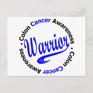 Colon Cancer Warrior Postcard