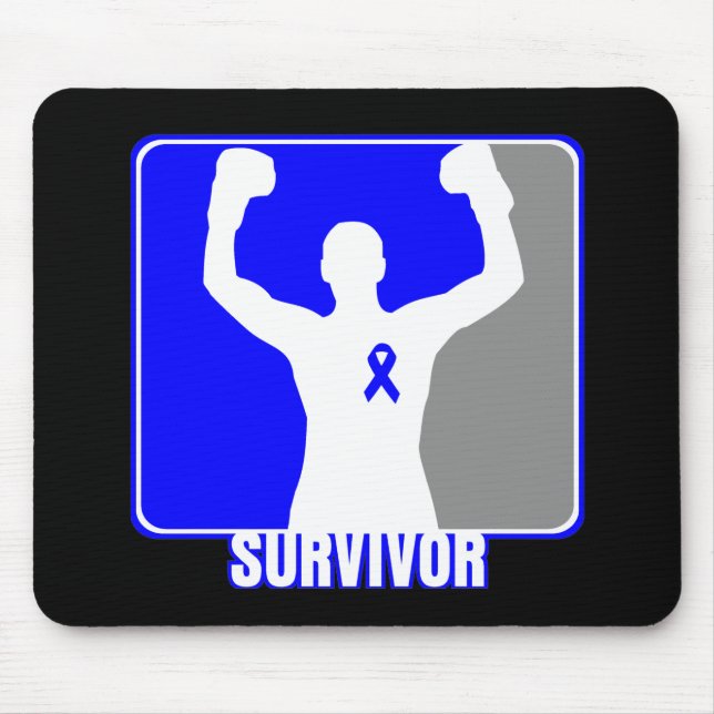 Colon Cancer Winning Survivor Mouse Pad (Front)