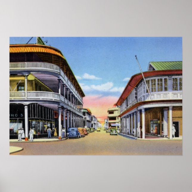 Colon Panama Front Street Poster (Front)