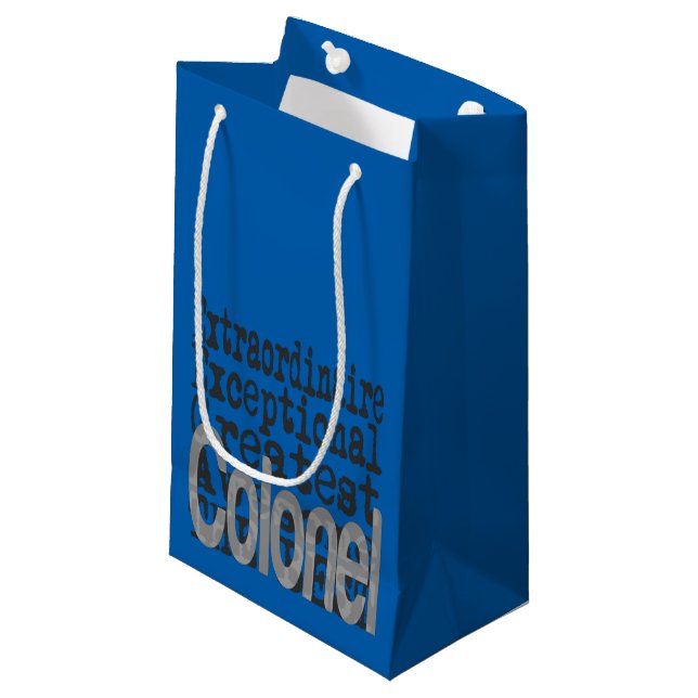 Colonel Extraordinaire Small Gift Bag (Front Angled)