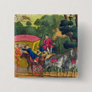Colonel Jack robbing Mary Smith in Maidenhead Thic 15 Cm Square Badge
