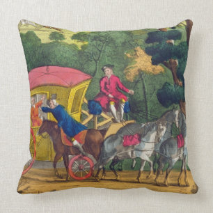 Colonel Jack robbing Mary Smith in Maidenhead Thic Cushion