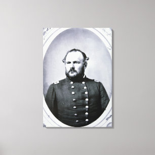 Colonel John M. Chivington (b/w photo) Canvas Print