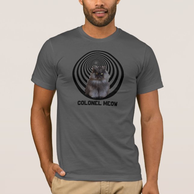 Colonel Meow Hypnotise T-Shirt (Front)