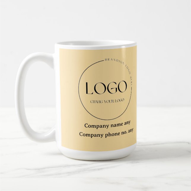 Colonel Mustard Colour Design Business customise  Coffee Mug (Left)