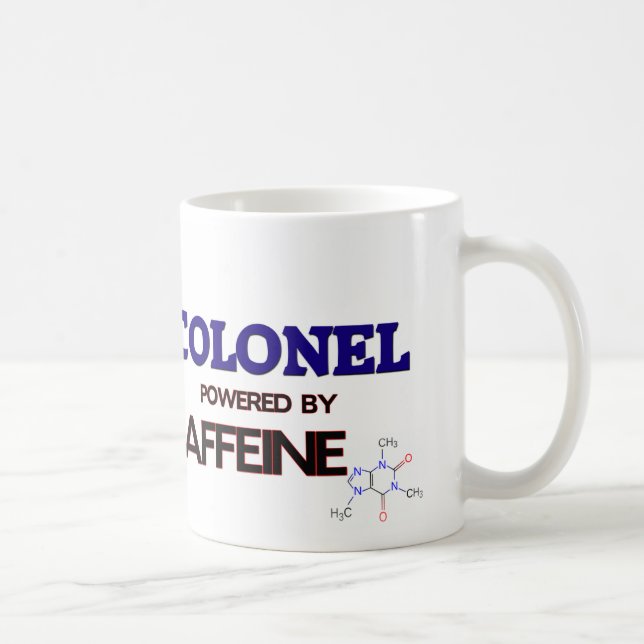 Colonel Powered by caffeine Coffee Mug (Right)