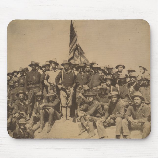 Colonel Roosevelt and his Rough Riders Mouse Pad (Front)