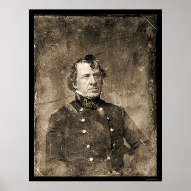 Colonel William Gates Daguerreotype 1847 Poster (Front)