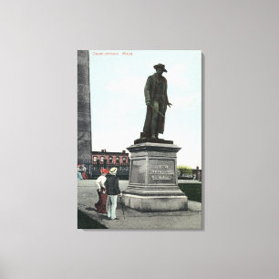 Colonel William Prescott Statue Scene Canvas Print
