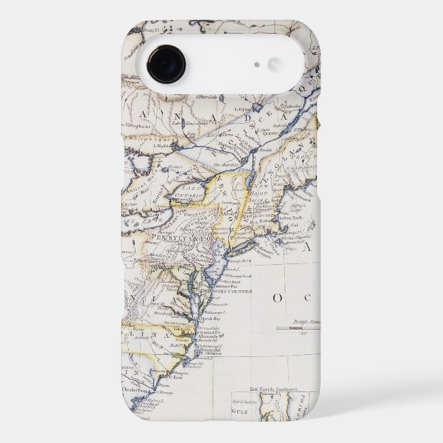 COLONIAL AMERICA: MAP, c1770 Case-Mate Samsung Galaxy Case (Back)