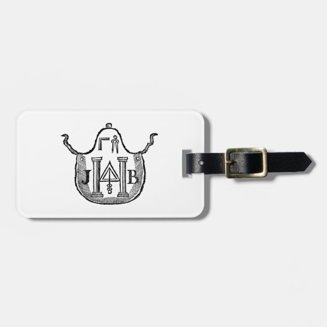 Colonial Apron Luggage Tag (Front Horizontal)