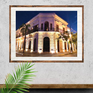 Colonial Architecture Old Mexico  Poster